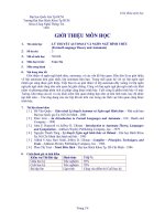 Giới thiệu   lý thuyết automata và ngôn ngữ hình thức