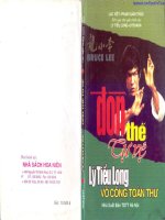 lý tiểu long đòn thế tự vệ