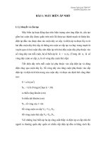 bài thu hoạch thực tập sửa chữa máy điện