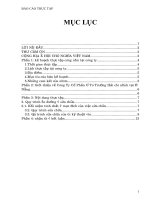 BÁO CÁO THỰC TẬP CÔNG NHÂN TẠI CÔNG TY CỔ PHẦN Ô TÔ TRƯỜNG HẢI ĐÀ NẴNG
