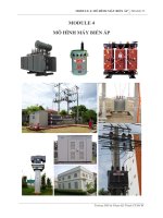 MODULE 4 MÔ HÌNH MÁY BIếN ÁP