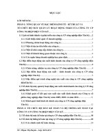 báo cáo tổng hợp  QUẢN LÝ HOẠT ĐỘNG SXKD CỦA CÔNG TY CP CÔNG NGHIỆP ĐIỆN TÂN KỲ.