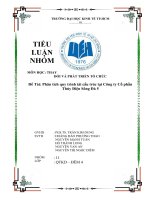 quy trình tái cấu trúc tại công ty cổ phần sông đà 5