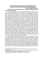 NHẬN THỨC VỀ CHỦ NGHĨA XÃ HỘI VÀ CON ĐƯỜNG ĐI LÊN CHỦ NGHĨA XÃ HỘI Ở VIỆT NAM TỪ NĂM 1960 ĐẾN NĂM 1985