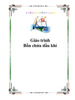Giáo trình Bồn chứa dầu khí