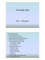 Giới thiệu   trình biên dịch