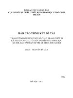 Tăng cường đầu tư cơ sở vật chất, trang thiết bị kỹ thuật cho các tổ chức nghiên cứu khoa học xã hội, đào tạo cán bộ trẻ về khoa học xã hội