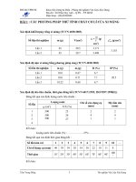 báo cáo thí nghiệm môn vật liệu xây dựng