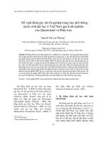 Đề xuất đánh giá, thi tốt nghiệp trung học phổ thông, tuyển sinh đại học ở Việt Nam qua kinh nghiệm của Queensland và Phần Lan