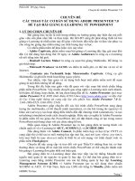 CHUYÊN ĐỀ CÁC THAO TÁC CƠ BẢN SỬ DỤNG ADOBE PRESENTER 7.0 ĐỂ TẠO BÀI GIẢNG E-LEARNING TỪ POWERPOINT