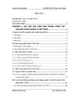 Chuyên đề tốt nghiệp – Đánh giá hiệu quả sử dụng vốn ODA trong công tác xóa đói giảm nghèo ở Việt Nam
