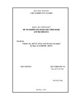 Nghiên cứu, thiết kế, chế tạo vành lăn máy rửa quặng
