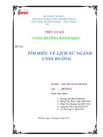 tìm hiểu về lịch sử ngành công nghiệp sản xuất đường