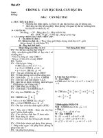 giáo án toán lớp 9 kỳ 1