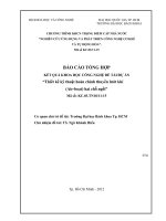 Thiết kế kỹ thuật hoàn chỉnh thuyền lướt khí (Air-boat) hai chỗ ngồi