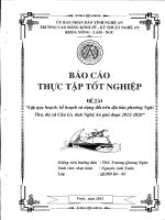 lập quy hoạch, kế hoạch sử dụng đất trên địa bàn phường nghi thu, cửa lò, nghệ an giai đoạn 2012 - 2020