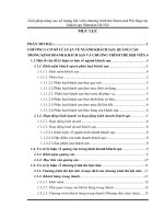 Đề tài nghiên cứu khoa học: Giải pháp nâng cao số lượng hội viên chương trình thẻ Starwood Privilege tại khách sạn Sheraton Hà Nội