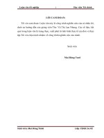 Báo cáo Thực tập tại công ty cổ phần thẩm định giá avalue việt nam