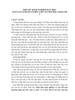 SKKN MỘT SỐ  KINH NGHIỆM DẠY HỌC TOÁN SO SÁNH SỐ CÓ BỐN CHỮ SỐ CHO HỌC SINH LỚP 3