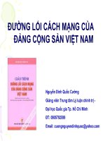 đường lối cách mạng của đảng cộng sản việt nam