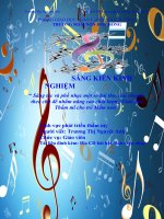 Sáng tác và phổ nhạc một số bài thơ, câu chuyện theo chủ đề nhằm nâng cao chất lượng Giáo dục Thẩm mĩ cho trẻ Mầm non