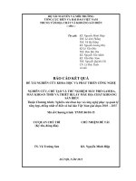 Nghiên cứu, chế tạo và thử nghiệm máy phổ gamma liên tục, máy khoan thổi và thiết bị lấy mẫu địa chất khoáng sản biển