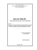 Nghiên cứu công nghệ Quenching để sản xuất thép chất lượng cao dùng trong ngành xây dựng