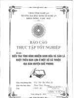 điều tra tình hình nhiễm giun đũa và sán lá ruột trên đàn lợn ở một số xã thuộc địa bàn huyện quế phong