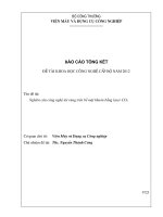 Nghiên cứu công nghệ tôi vùng trên bề mặt khuôn bằng Laser CO2