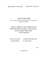 Hợp tác nghiên cứu thử nghiệm sử dụng đường dây hạ áp phục vụ cho việc xây dựng lưới điện thông minh