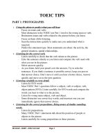 TOEIC TIPS  ĐẠT ĐIỂM CAO