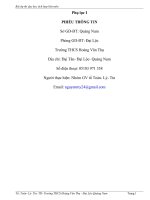 Bài dự thi dạy học tích hợp liên môn trong vật lý