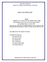 Nghiên cứu và đề xuất qui trình công nghệ thu hồi hơi xăng dầu tại tổng kho trong quá trình nhập và tồn trữ