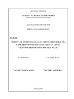 Nghiên cứu ảnh hưởng của các thông số hình học của cánh trộn đến độ mòn (tuổi thọ) của chúng trong cối trộn bê tông hai trục ngang