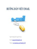 Hướng dẫn cách viết Email