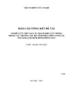 Nghiên cứu chế tạo các thanh điện cực phóng trong các trường lọc bụi tĩnh điện trên cơ sở các ống kim loại định hình không hàn
