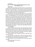 MỘT VÀI BIỆN PHÁP VẬN ĐỘNG HỌC SINH TẶNG SÁCH ĐẠT HIỆU QUẢ CAO