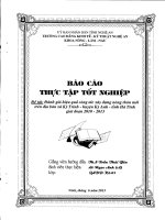 đánh giá hiệu quả công tác xây dựng nông thôn mới trên địa bàn xã kỳ trinh, kỳ anh, hà tĩnh giai đoạn 2010 - 2013