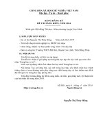 Một số giải pháp tạo hứng thú học tập cho học sinh qua môn Âm nhạc Trung học cơ sở