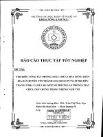 Tìm hiểu công tác phòng chống cháy  rừng trên đại bàn yên thành giai đoạn năm 2010-2014 và đưa ra một số phương án pccc rừng trong những năm tới