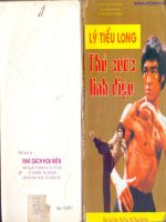 Lý Tiểu Long Điêu luyện thủ cước pháp