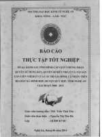 đánh giá tình hình cấp giấy chứng nhận quyền sử dụng đất, quyền sỡ hữu nhà ở và tài sản gắn liền với đất của các hộ gia đình, cá nhân trên địa bàn xã minh hợp, tỉnh nghệ an