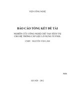 Nghiên cứu công nghệ chế tạo xích tải cho hệ thống cấp liệu lò nung Tuynel