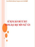 SỬ DỤNG BẢN ĐỒ TƯ DUY TRONG DẠY HỌC MÔN NGỮ VĂN