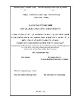 Tăng cường năng lực nghiên cứu, đào tạo về viễn thám và Hệ thông tin địa lý trong việc nghiên cứu, quản lý tai biến lũ lụt, lũ quét và trượt lở đất, nghiên cứu điển hình tại Vĩnh Phúc và Bắc Kạn