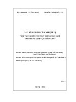 Hợp tác nghiên cứu phát triển công nghệ sinh học về lĩnh vực mía đường - Các chuyên đề