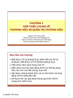 Bài giảng môn quản trị thương hiệu