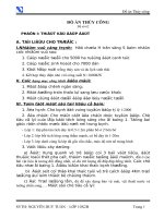 đồ án thủy công đồ án môn học