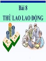 Bài giảng môn quản trị nhân lực Lương và đãi ngộ
