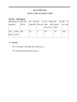 Đồ án cấp thoát nước HC